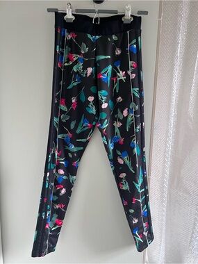 Adidas Black Floral Print Leggings